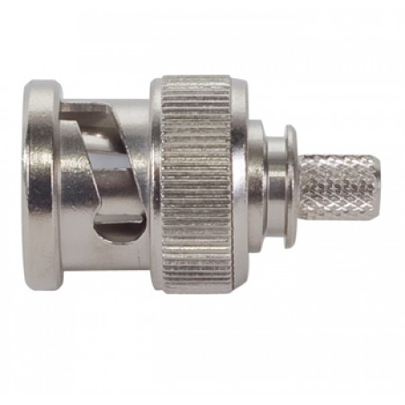 BNC CONNECTOR/Male, straight, dual crimp, For use with RG-58 cables.  2-331350-1