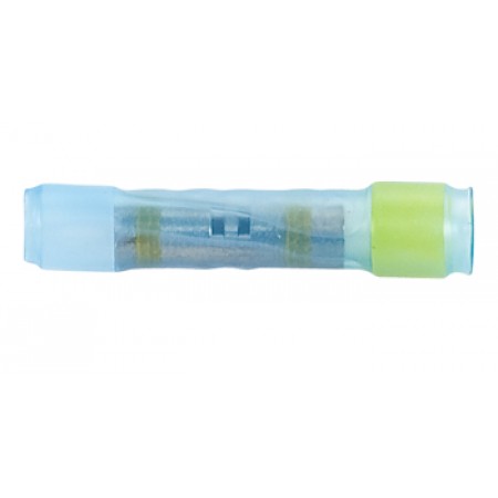Butt Splice/Yellow, nickle plated. 650128-000 pack of 100 Butt Splice/Yellow, nickle plated. 650128-000 pack of 100