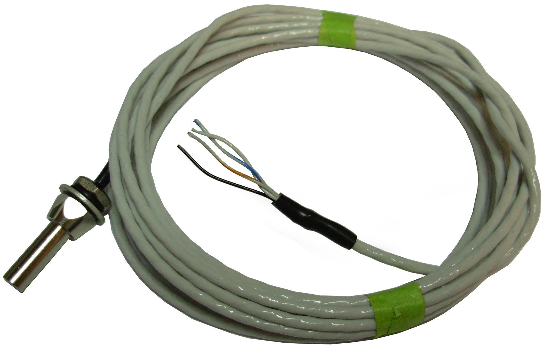 C307P Temp Probe/7FT Red/Black Twisted/Analog C307P