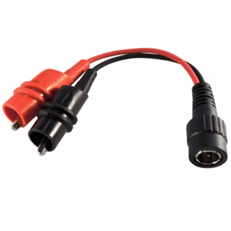 CABLE ASSEMBLY/Insulated F connector to alligator clips. LW-CA003