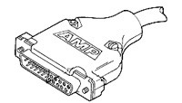 Cable Clamp Kit/9 position, straight angle, cable diameter: 5.08 mm. 574171-2 pack of 100