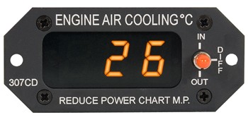 CELSIUS DIFFERENTIAL INTERCOOLER GAUGE MINI PROBE/Includes: mini temperature probes, Temperature Range: -65 degrees Celsius to 150 degrees Celsius 307CD