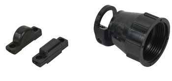 Circular Connector/Cable clamp #17, straight angle 206070-8 pack of 100