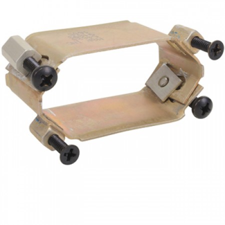 CLAMP/Arinc, size 1 x 2 depth: 1, aluminum, chem-film (alodine) finish. 64620