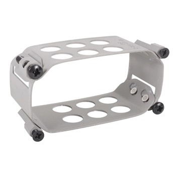 Clamp/Rectangle, depth: 1.5, aluminum, anodized finish, panel mount. 123-1532-C