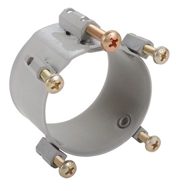Clamp/Round, depth: 1.5, aluminum, anodized finish, panel mount.  123-30