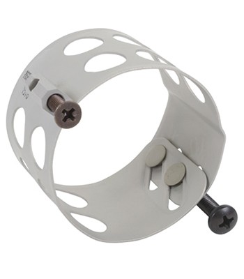 Clamp/Round, depth: 1.5, aluminum, anodized finish, panel mount. 123-31