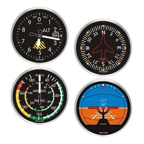 Coasters/Classic, round, set of 4 ea. 9010COAST