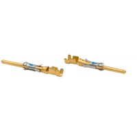 Crimp Pin/18-16 gauge wire, Gold/Nickel finish. For use with Metrimate, grounding blocks and Cpc Series 1 Connectors 66099-1 pack of 100