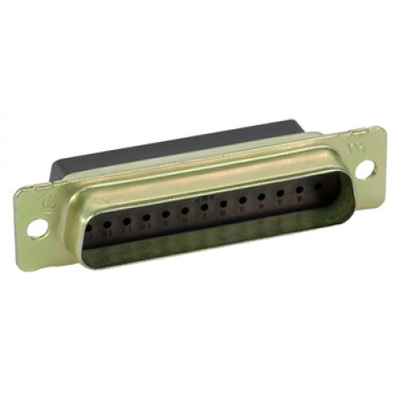 D CONNECTOR/25 position, male, crimp termination, 2 rows, 3 (B) shell size, wire mount. ROHS compliant. 52052081 pack of 100