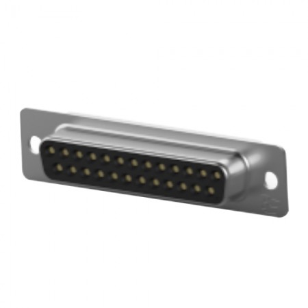 D CONNECTOR/25 position, male, solder.  5-747913-2