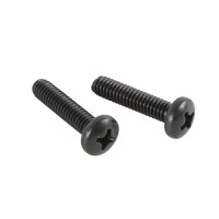 Phillips Pan Head Screw/Black brass, 8-32, 3/4 MS35214-44 pack of 100