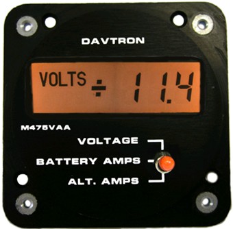DC VOLTS/BATT AMP/ALT AMP/28V Lighting. Plus or Minus 150 AMP Range. Plus 100 Volt D.C. Range. Operating temperature: -25 degrees Celsius to 60 degrees Celsius. PMA 475VAA-28V