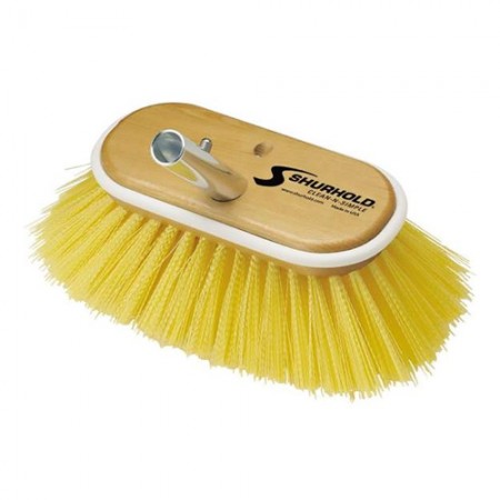 DECK BRUSH/6, Soft, Yellow polystyrene 960