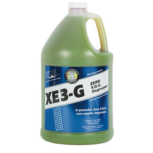 Zero Voc Degreaser Concentrate/Gallon. Use to wash out Xzilon 3 from micro fiber towels. XE3-G