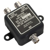 Diplexer/Dual Gs, (3) BNC Connector, 2 Hole Mount & a Black Finish. H24-1 Diplexer/Dual Gs, (3) BNC Connector, 2 Hole Mount & a Black Finish. H24-1