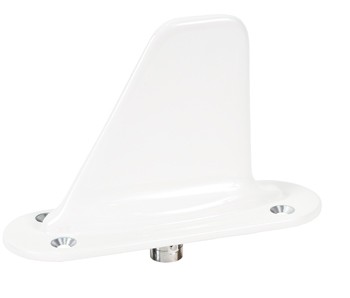 DME Transponder Antenna/C Connector, L-Band, 960-1220 MHz and 1030-1090 MHz, 50 Ohms, 4 Hole Mount, Airspeed 400 Knots & a White Finish. Ci 105-7