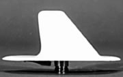 Dme/Transponder Antenna, L-Band, Blade, 6 Hole Mount, C Female Connector & a White Finish.  Dm NI70-3