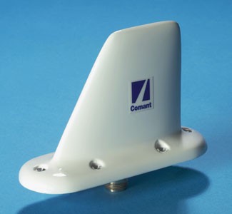 DME Transponder Antenna/Tnc Connector, 6 Hole Mount, & a White Finish.  Ci 105-22
