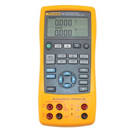 Multi-Function Process Calibrator/Measures volts, mA, RTDs, thermocouples, frequency and ohms/Includes Calibration and Data FLUKE-725 Multi-Function Process Calibrator/Measures volts, mA, RTDs, thermocouples, frequency and ohms/Includes Calibration and Data FLUKE-725