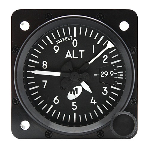 ALTIMETER/2, 35K, 28V, LED, right hand knob, IN.  MD15-32128