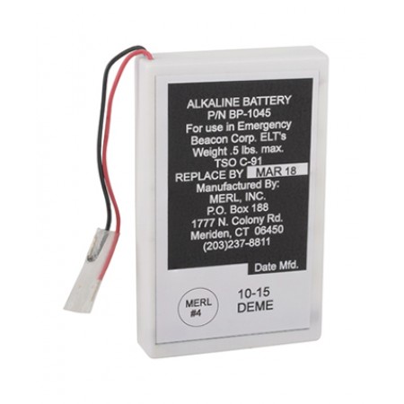 ELT BATTERY PACK/For use with EBC 102 and EBC 302 ELT's.  BP-1045