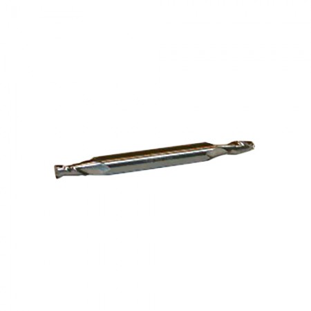 End Mill/1/8 diameter, 3/16 shank, 1/4 loc, 2 flute, 2 end, 2 Oal, carbide.  EM125-1