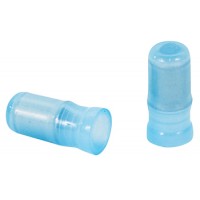 END SPLICE/Female, insulated, blue, copper material, vinyl insulation. 324 series. For use with 16-14 gauge wire. 324486 pack of 100