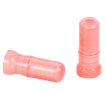 END SPLICE/Female, insulated, red, copper material, vinyl insulation, 300 VAC. For use with 22-16 gauge wire. 324485 pack of 100