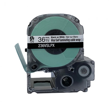 EPSON LABEL/Self Lamination Label PX Tape, Vinyl, 1 1/2 Clear Glossy 236VSLPX