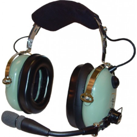 DAVID CLARK HEADSET/M-7A AMPLIFIED ELECTRET MIC/5' COIL CORD/FLEX/WIRE BOOM/NRR 23dB 40128G-02