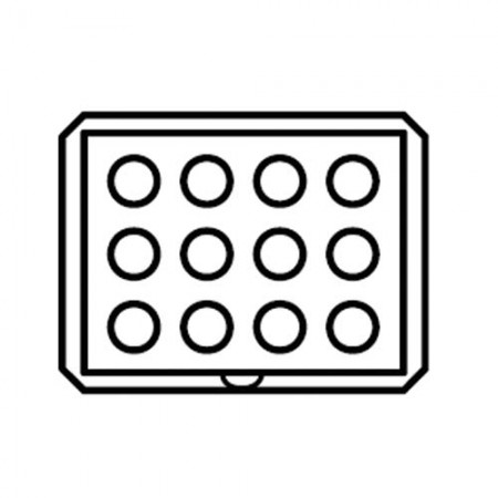 M81714/60-20-01 Socket Junction Module/12 Contact, size: 20/20 M81714/60-20-01