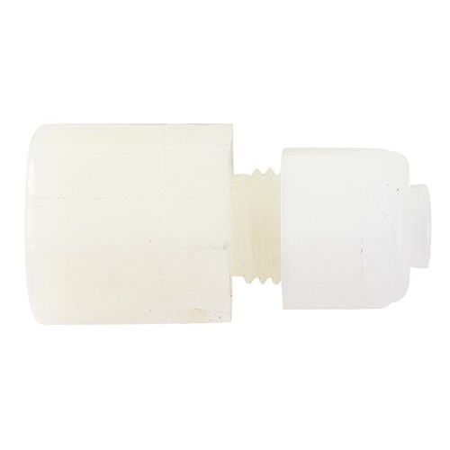 Female Connector/Nylon/ Tube to Female Pipe Thread, 1/4 inch tube inside diameter, 1/4 inch pipe thread.  266N04X04