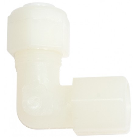 FEMALE ELBOW/NYLON Tube to Female Pipe Thread/1/4 inch tube inside diameter, 1/4 inch pipe thread.  270N06X04