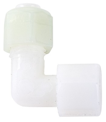 Female Elbow/Nylon Tube to Female Pipe Thread/1/4 inch tube inside diameter, 1/8 inch pipe thread.  270N04X02