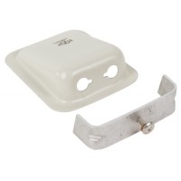 Flush Mount Jack Housing/Beige aluminum, powder coat finish, cut-out required. Height: 1.06 Width: 2.9 Length: 3.56 Fap 08-5 Flush Mount Jack Housing/Beige aluminum, powder coat finish, cut-out required. Height: 1.06 Width: 2.9 Length: 3.56 Fap 08-5