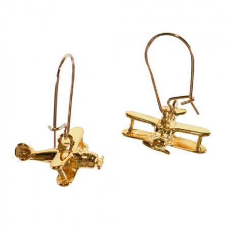 Gold/Biplane/Earrings Av-Biplearring-Gp Gold/Biplane/Earrings Av-Biplearring-Gp