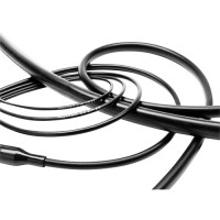 Heat Shrink Tubing/1/4, black. Operating temperature range: -75 degrees Celsius to +150 degrees Celsius, minimum shrink temperature: +175 degrees Celsius, flame retardant. DR-25-1/4-0-SP Heat Shrink Tubing/1/4, black. Operating temperature range: -75 degrees Celsius to +150 degrees Celsius, minimum shrink temperature: +175 degrees Celsius, flame retardant. DR-25-1/4-0-SP