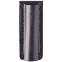Holster/Black leather, for use with Mini Mag-Lite flashlight. Holster/Black leather, for use with Mini Mag-Lite flashlight.
