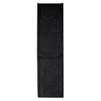 Holster/Black nylon, full flap, for use with Mini Mag-Lite flashlight. Holster/Black nylon, full flap, for use with Mini Mag-Lite flashlight.