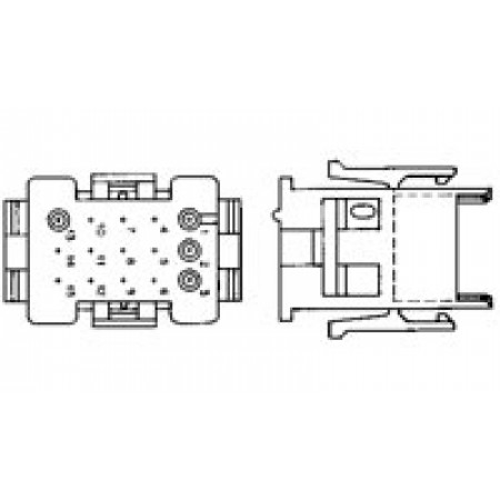 HOUSING CAP/15 position  pack of 100