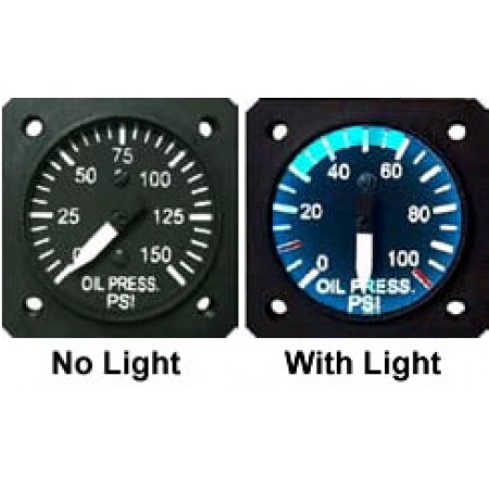 INSTRUMENT LIGHT STRIP/0.5 width x 25 length, green.  2-425-050G