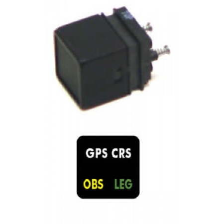 LAMP CAP ASSEMBLY/Legend Text: GPS CRS/OBS/LEG. For use with 582 Eaton Switch.  4853-711