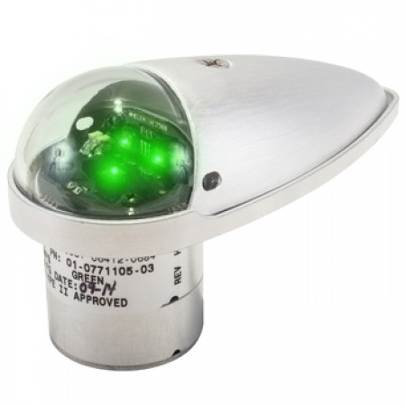 LED POSITION LIGHT/Green, 28V.  01-0771105-03A