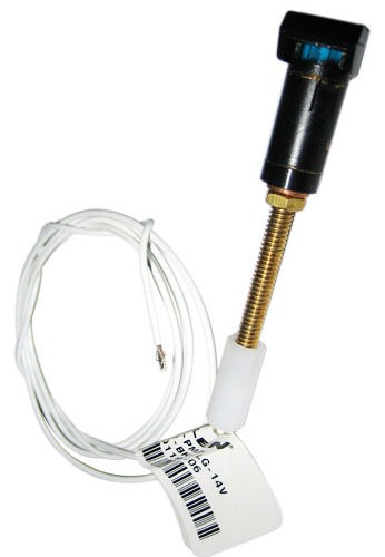 LED Post Light/With nut, white short black, 14VDC 01-0771450B13