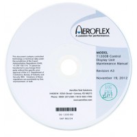 MAINTENANCE MANUAL CD/For use with T1200B. MAINTENANCE MANUAL CD/For use with T1200B.