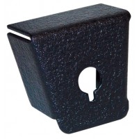 Mic or Phone Jack Mounting Bracket/Black wrinkle powder coat finish. 90 degree, under panel mount, 1 Hole. Fap 09-1 Mic or Phone Jack Mounting Bracket/Black wrinkle powder coat finish. 90 degree, under panel mount, 1 Hole. Fap 09-1