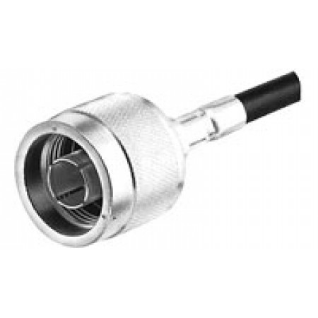 N CONNECTOR/Male, dual crimp, 50 Ohms, 11 GHz, straight,. For use with RG-142, RG-142A, RG-142B. ROHS compliant.  5225699-1