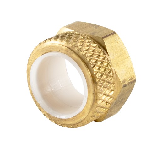 Nut And Sleeve Assembly / Brass, 3/8 inch tube outside diameter.   261P06