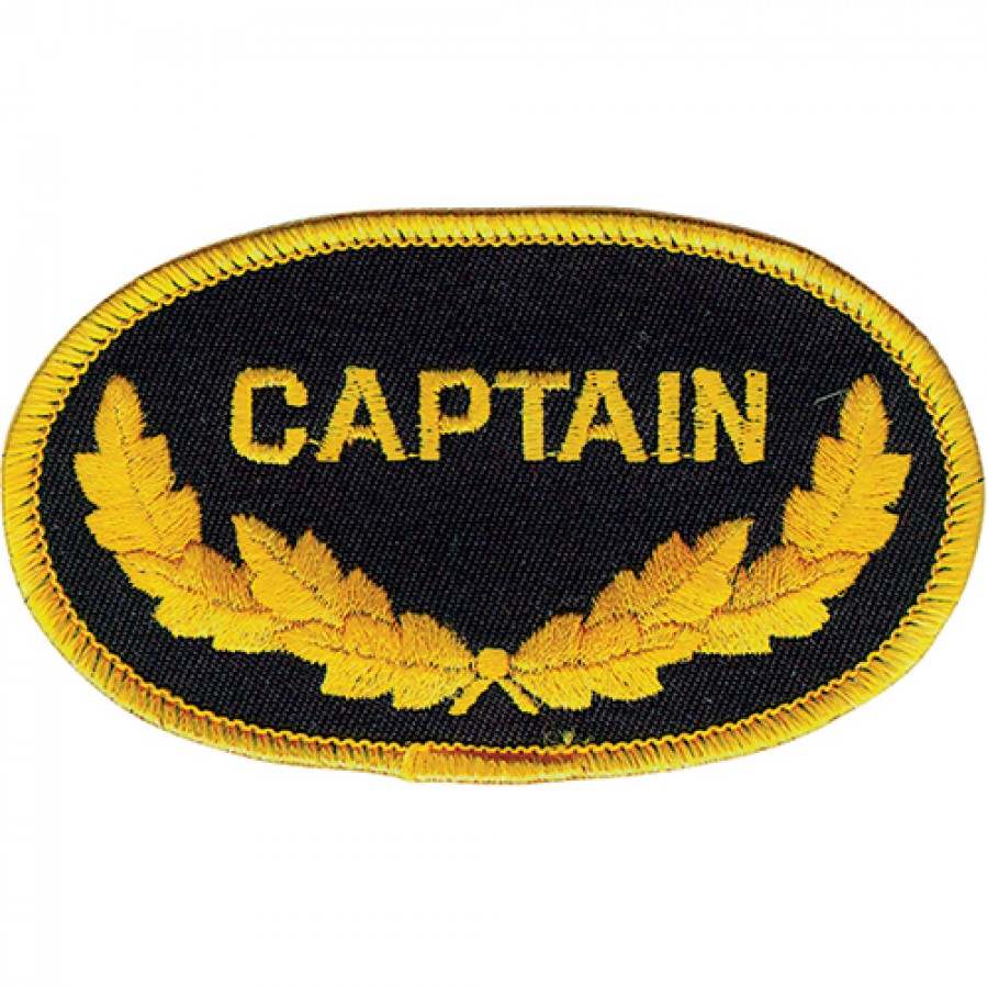 AAP | Embroidered Emblem Patch | Oval, inchCaptain inch,
